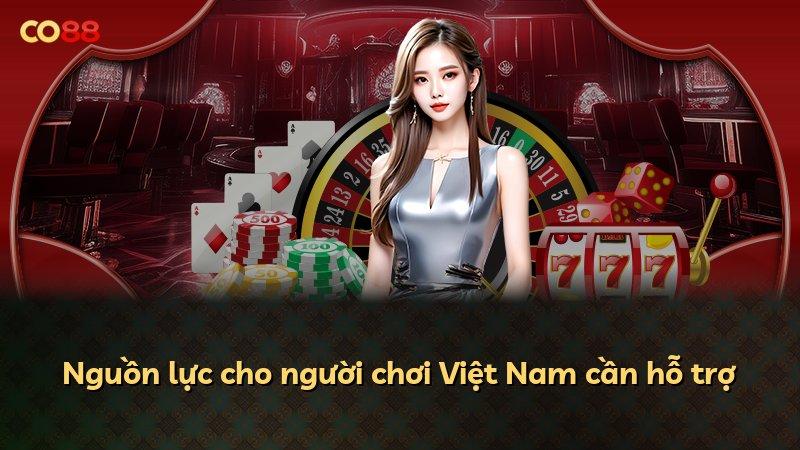 Nguồn lực cho người chơi Việt Nam cần hỗ trợ